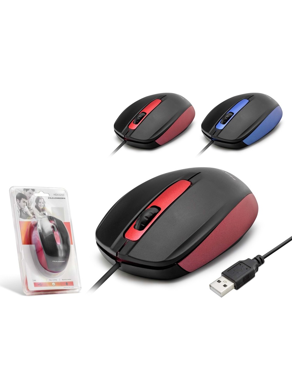 HADRON HDX3254 FARE MOUSE KABLOLU USB