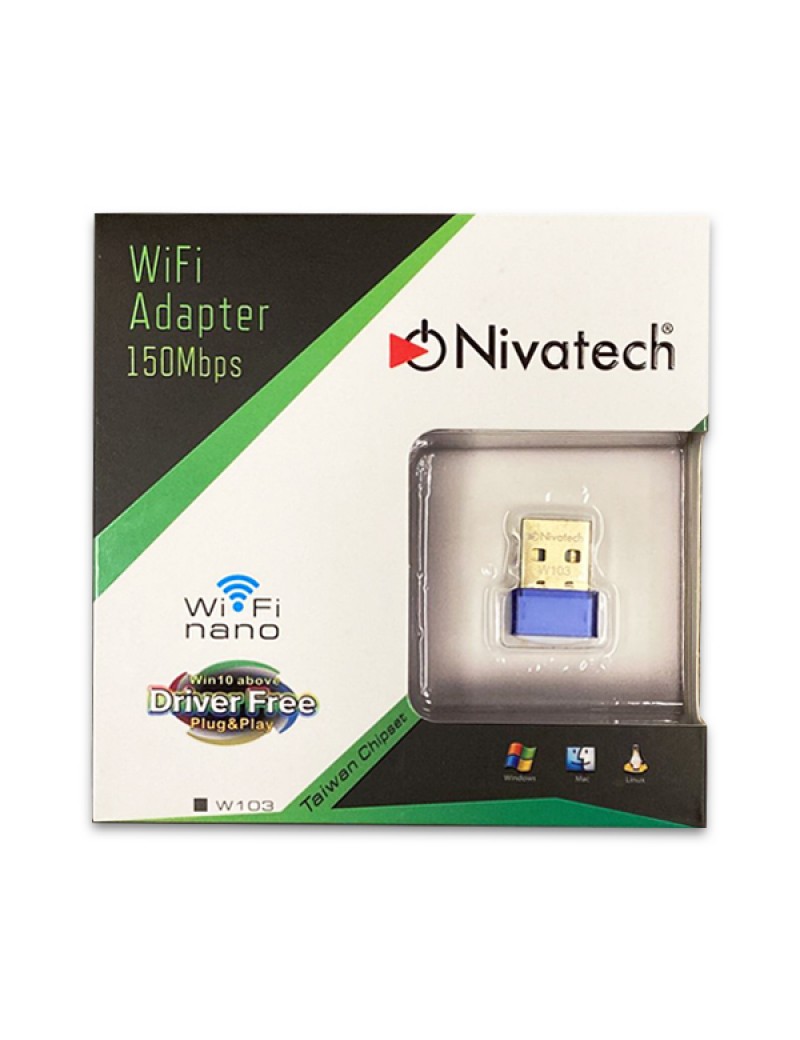NİVATECH W103 NANO Wİ-Fİ ALICI 150MBPS