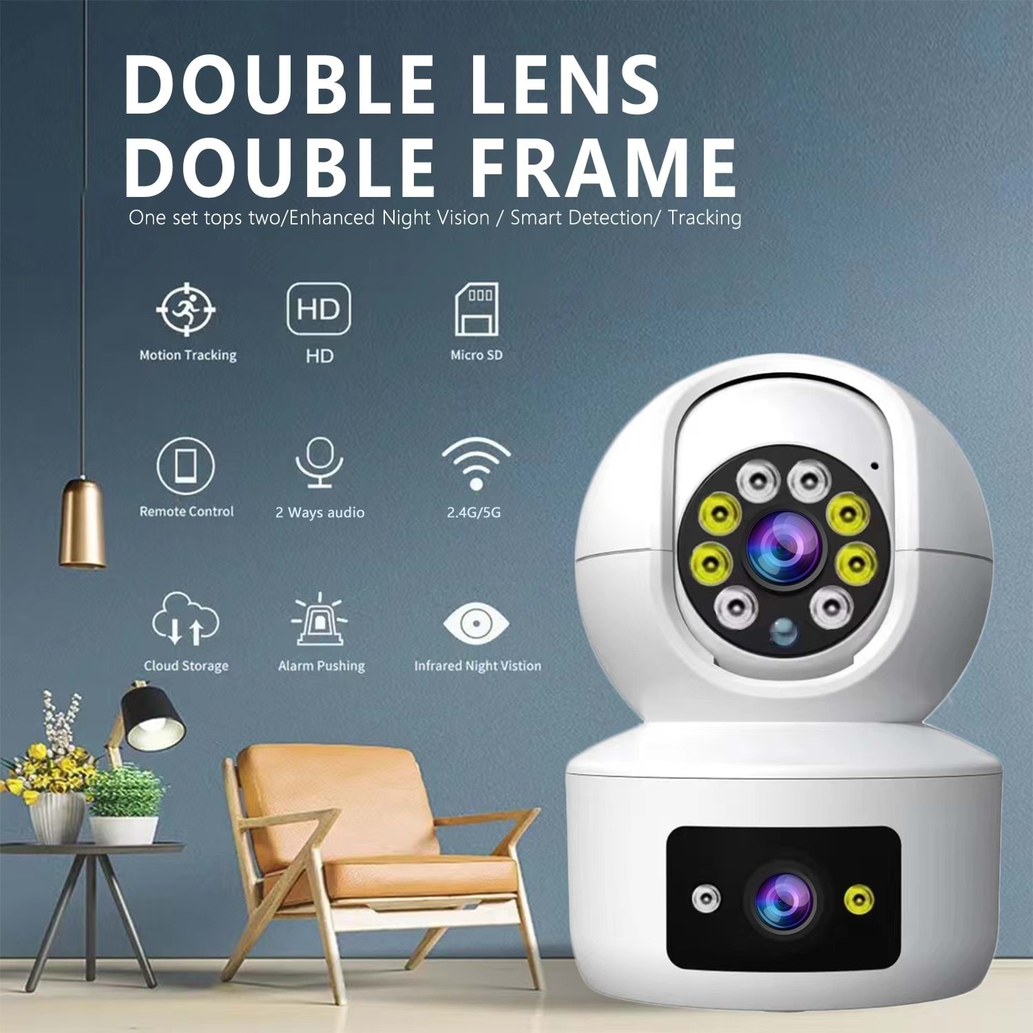 RAYNOX RX-TYS204 2X2MP ÇİFTLİ KAMERA